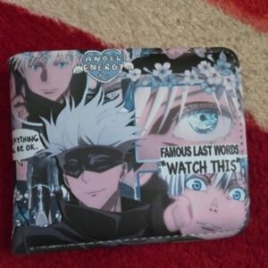New Jujutsu Kaisen Satoru Gojo Anime Manga Leather Wallet